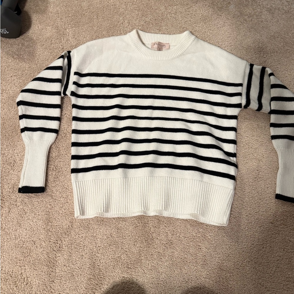 Philosophy Cream Knit Sweater